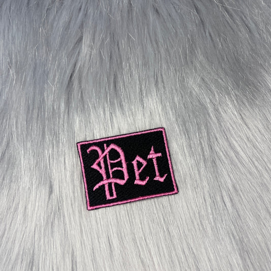 Pet Embroidered Patch