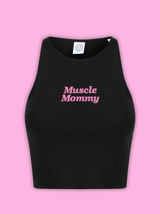 Muscle Mommy Cropped Tank Top
