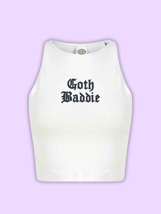 Goth BaddieCropped Tank Top