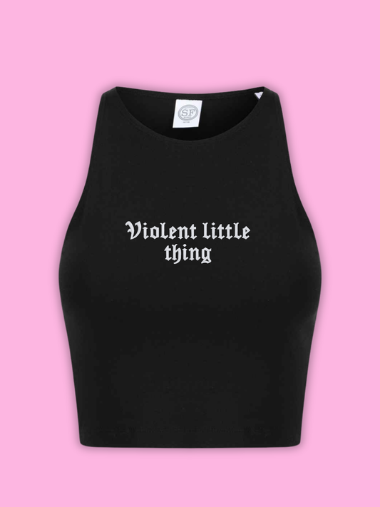 Violent Little Thing Cropped Tank Top