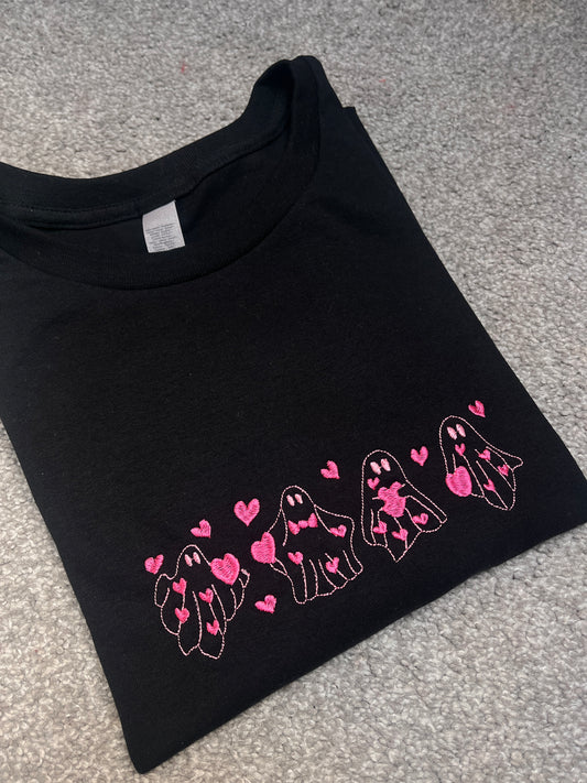 Ghost Embroidered T-Shirt