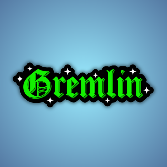 Gremlin Holographic Sticker