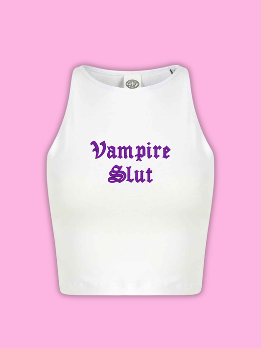 Vampire Slut Cropped Tank Top