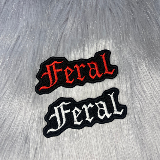 Feral Embroidered Patch
