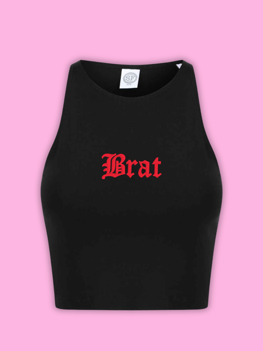 Brat Cropped Tank Top