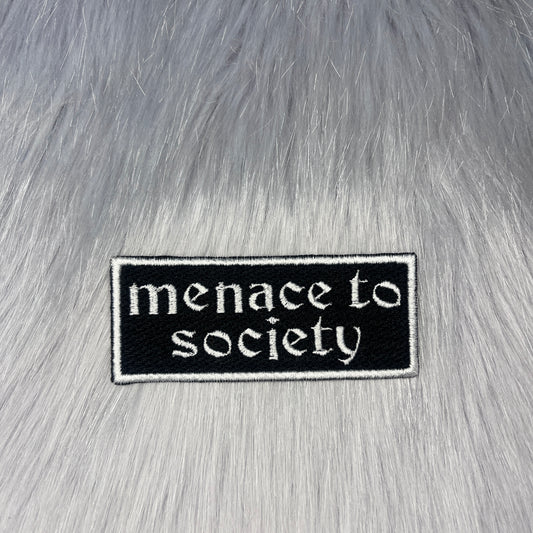 Menace To Society Embroidered Patch