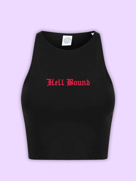 Hell Bound Cropped Tank Top