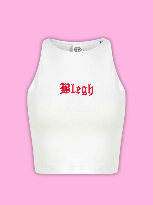 Blegh Cropped Tank Top