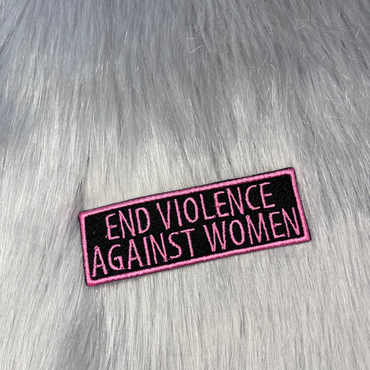 End Violence Against Women Embroidered Patch