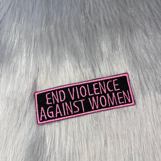 End Violence Against Women Embroidered Patch