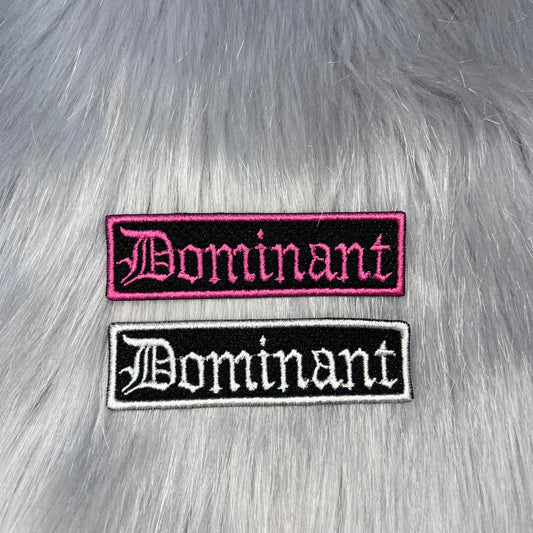Dominant Embroidered Patch