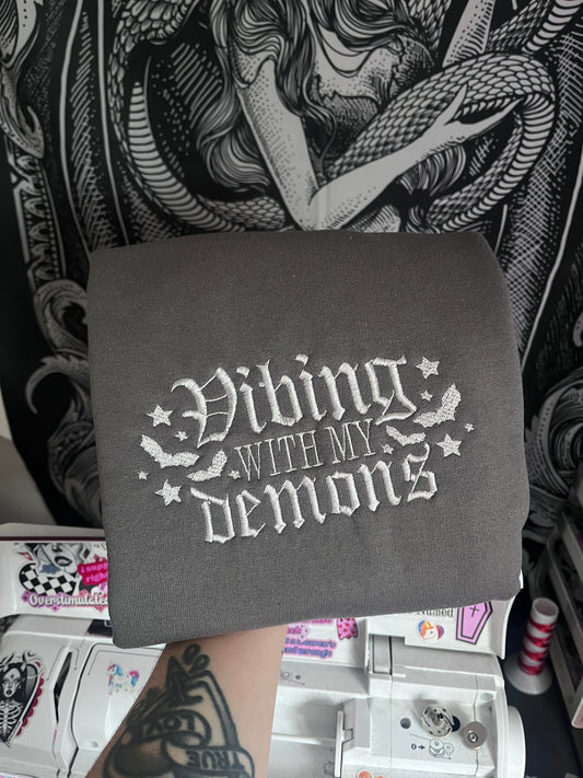 Vibing With My Demons Swetashirt