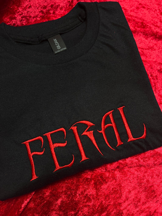 Feral Embroidered T-Shirt