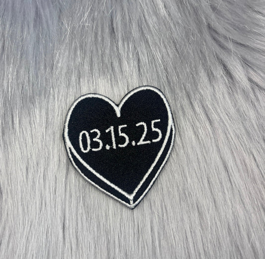 Date Candy Heart Patch