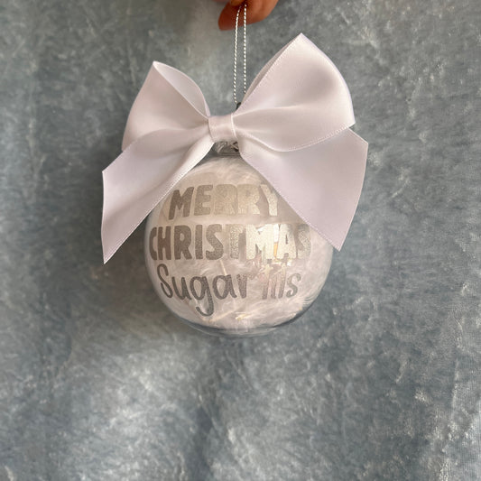 Merry Christmas Sugar Tits Bauble