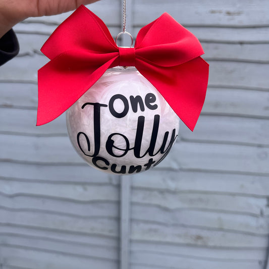 One Jolly Cunt Bauble