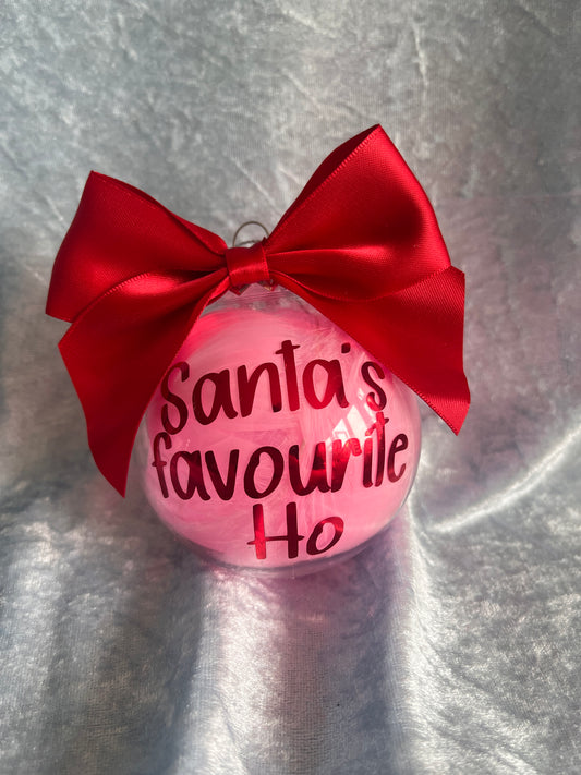 Santa's Favourite Ho Bauble