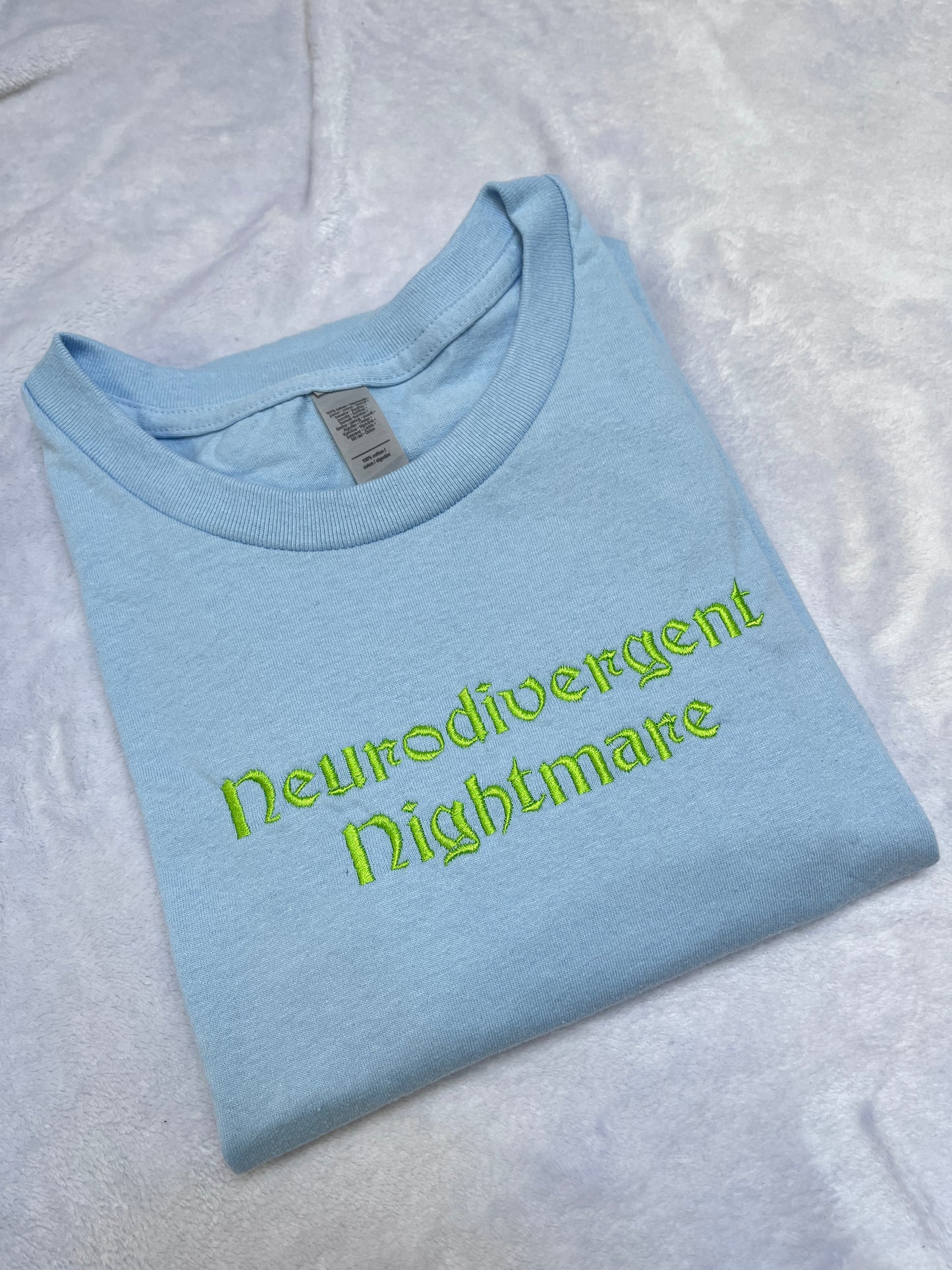 3XL neurodivergent nightmare tee
