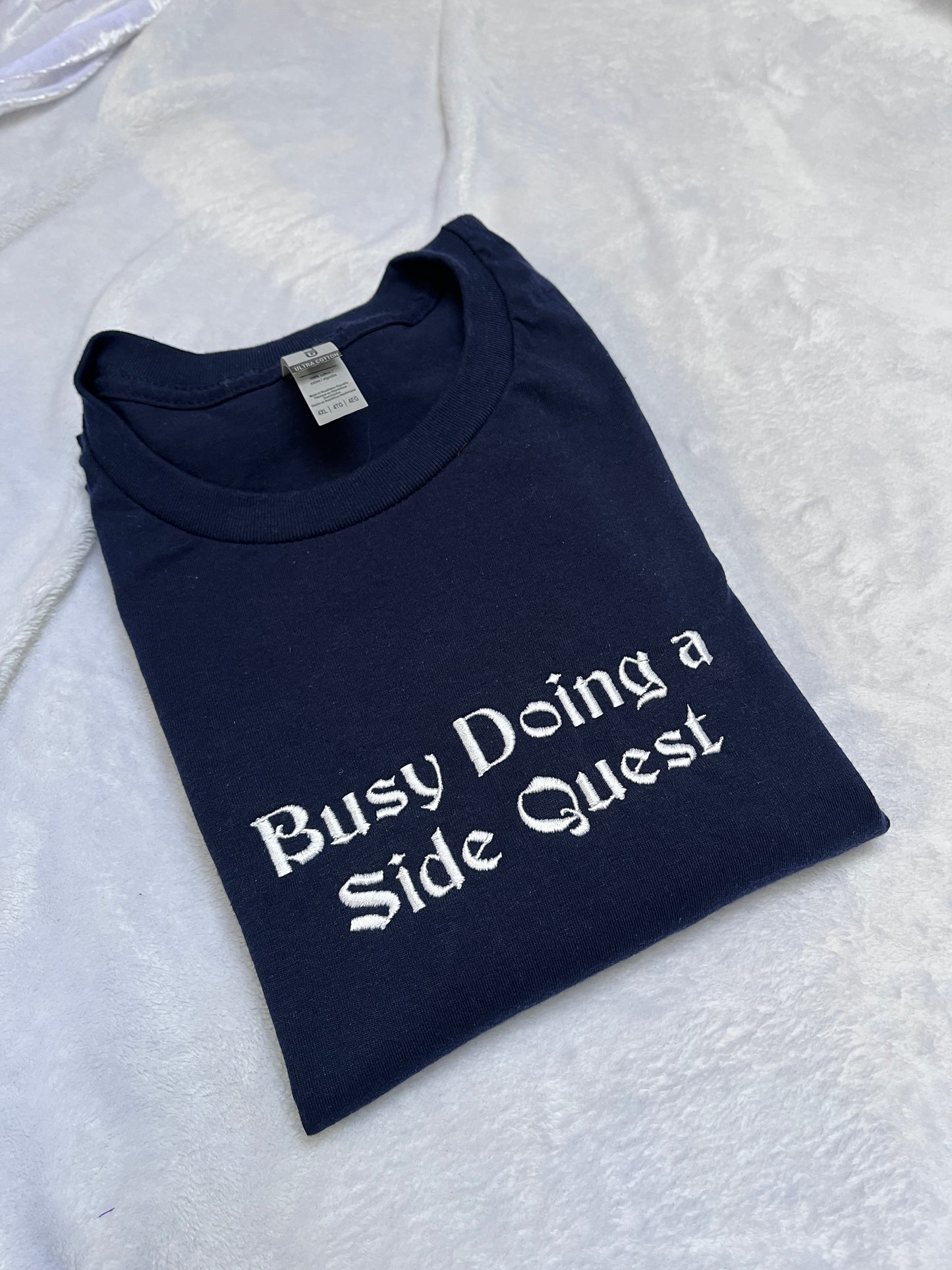 4XL busy doing a side quest tee