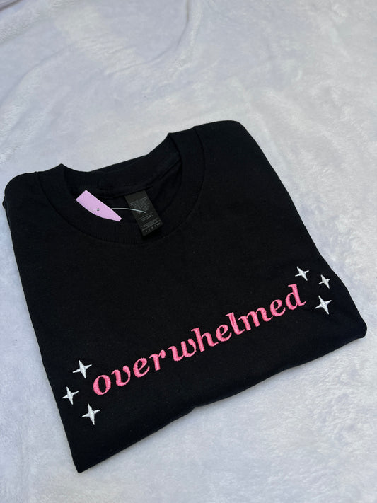 SMALL overwhelmed tee