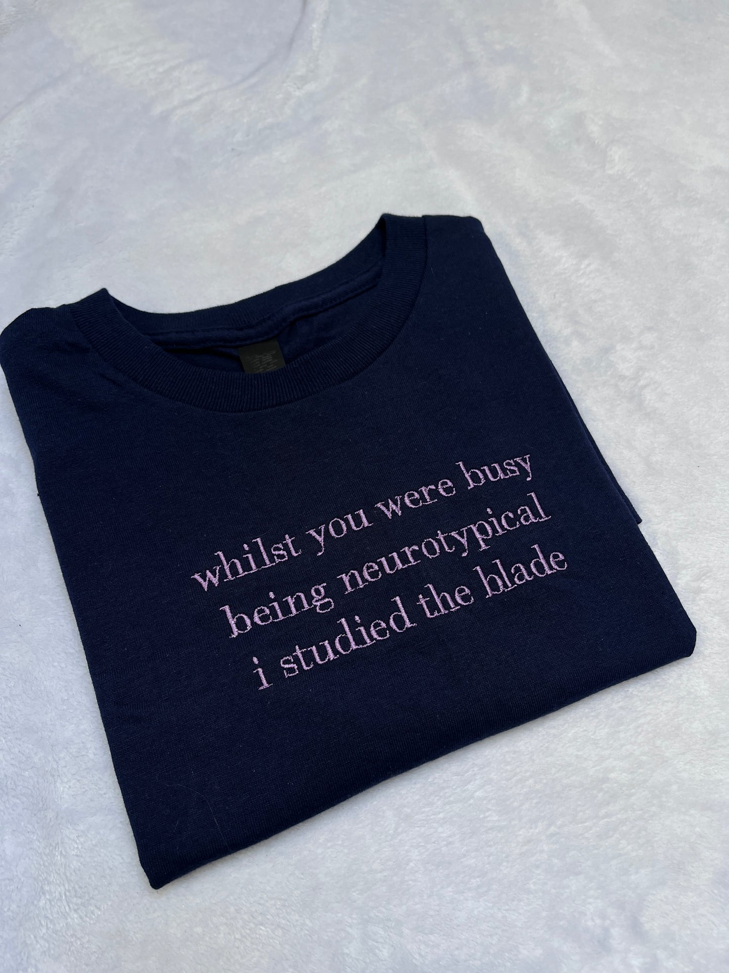 SMALL Studied the blade tee