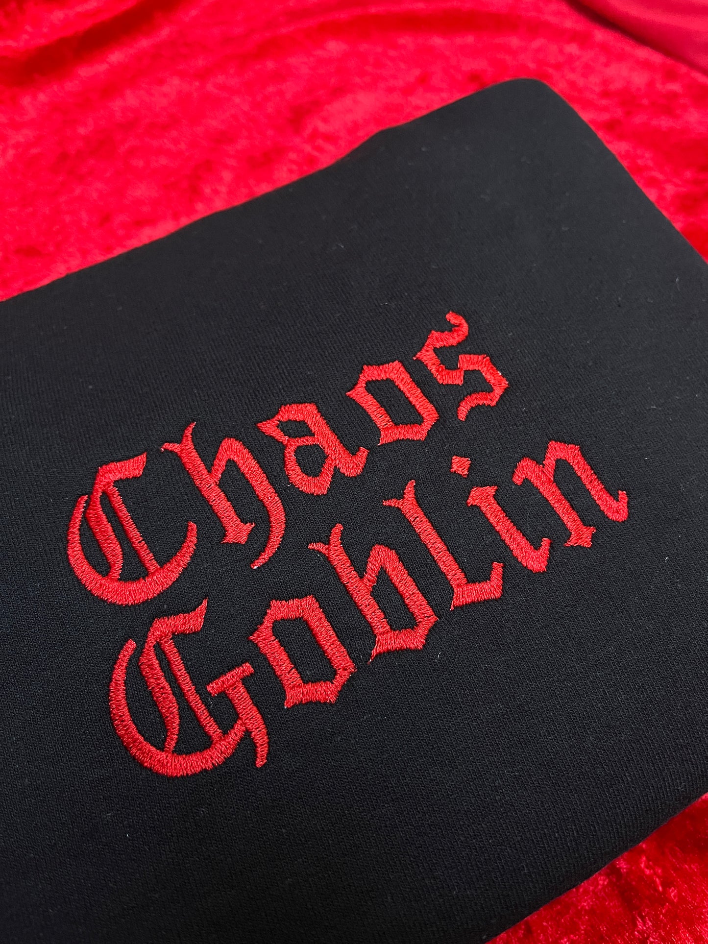 Chaos Goblin Embroidered Sweatshirt