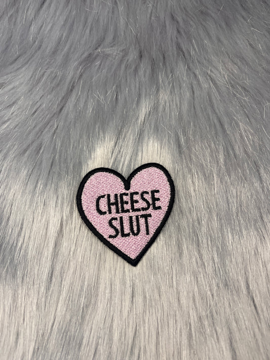 Cheese Slut Embroidered Patch