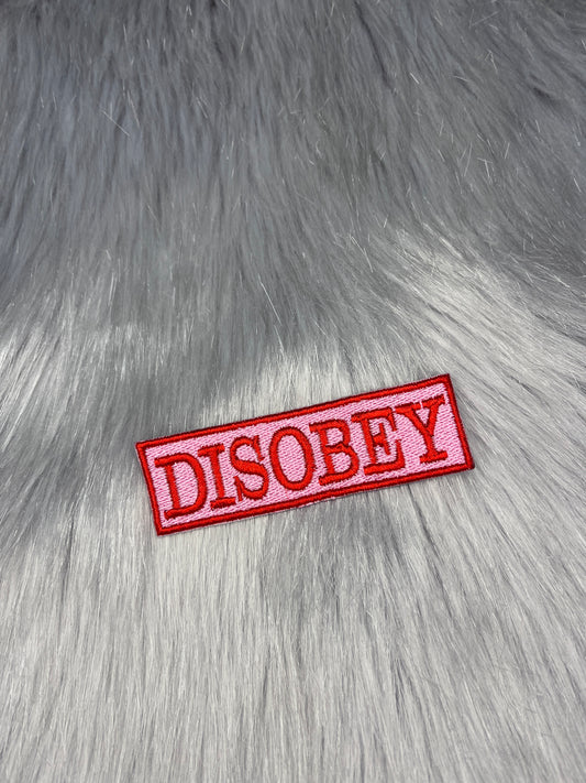 Disobey Embroidered Patch