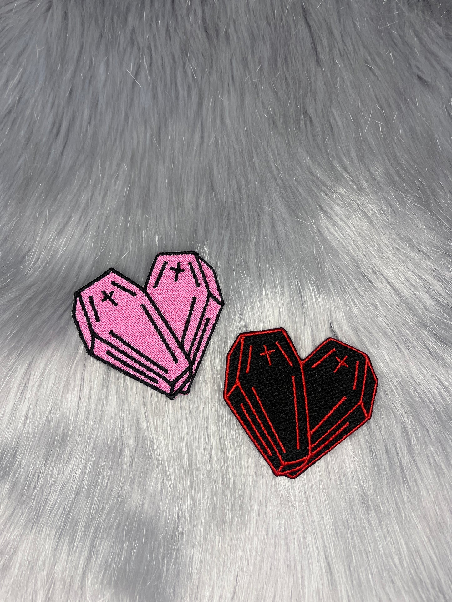 Coffin Embroidered Patch