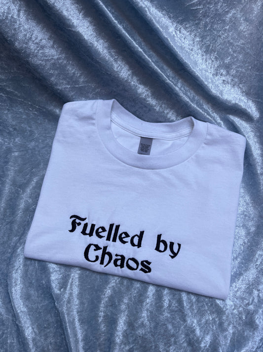 Fuelled By Chaos Embroidered T-Shirt