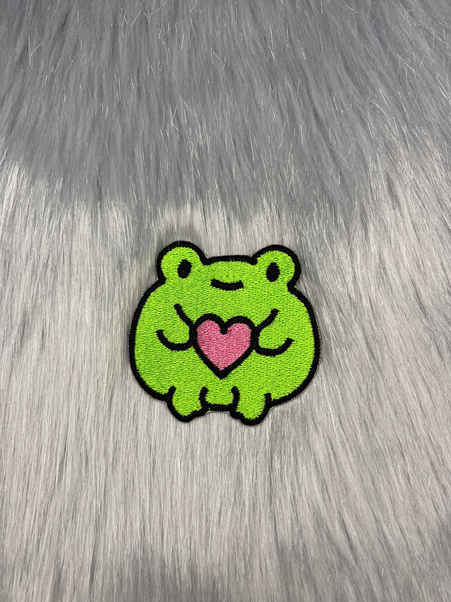 Fiona The Frog Embroidered Patch