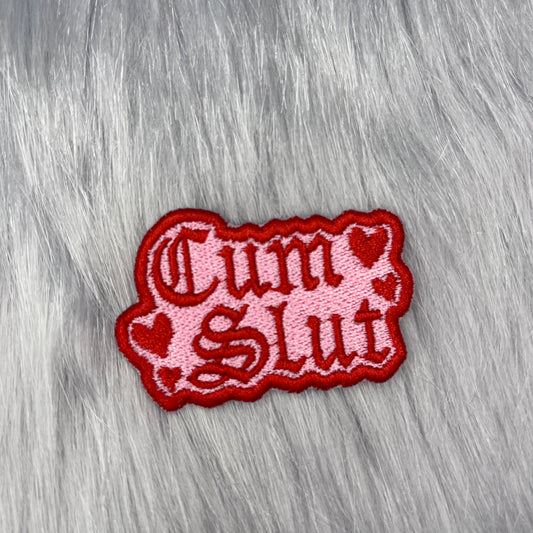 Cum Slut Embroidered Patch