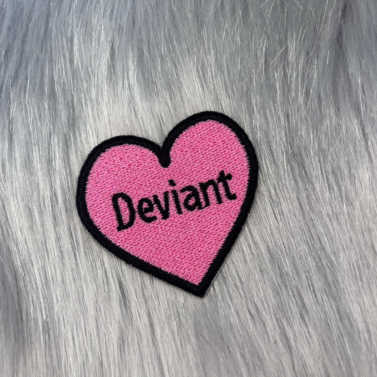 Deviant Heart Embroidered Patch