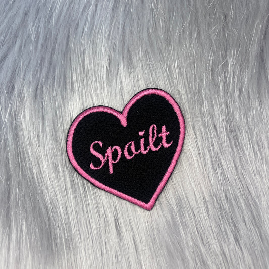 Spoilt Heart Embroidered Patch