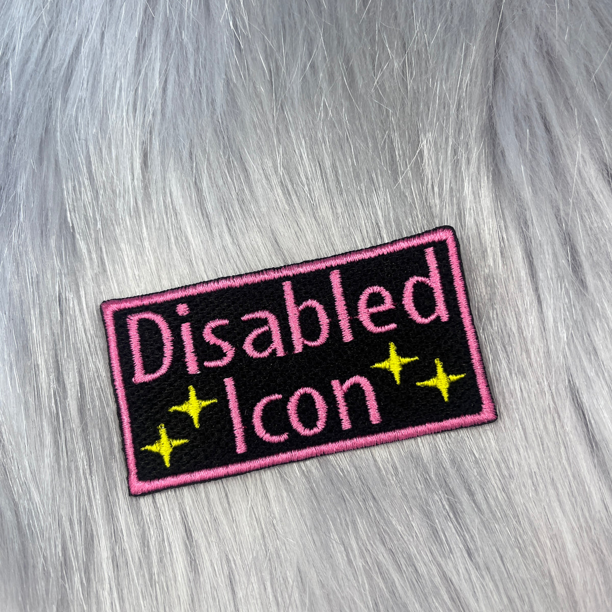 Disabled Icon Embroidered Patch