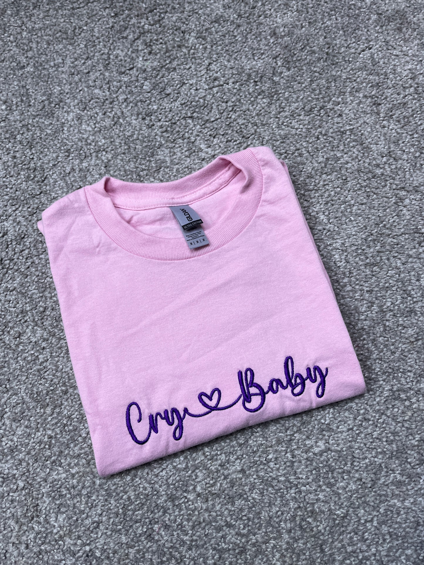 MEDIUM, Pink Cry Baby t-shirt