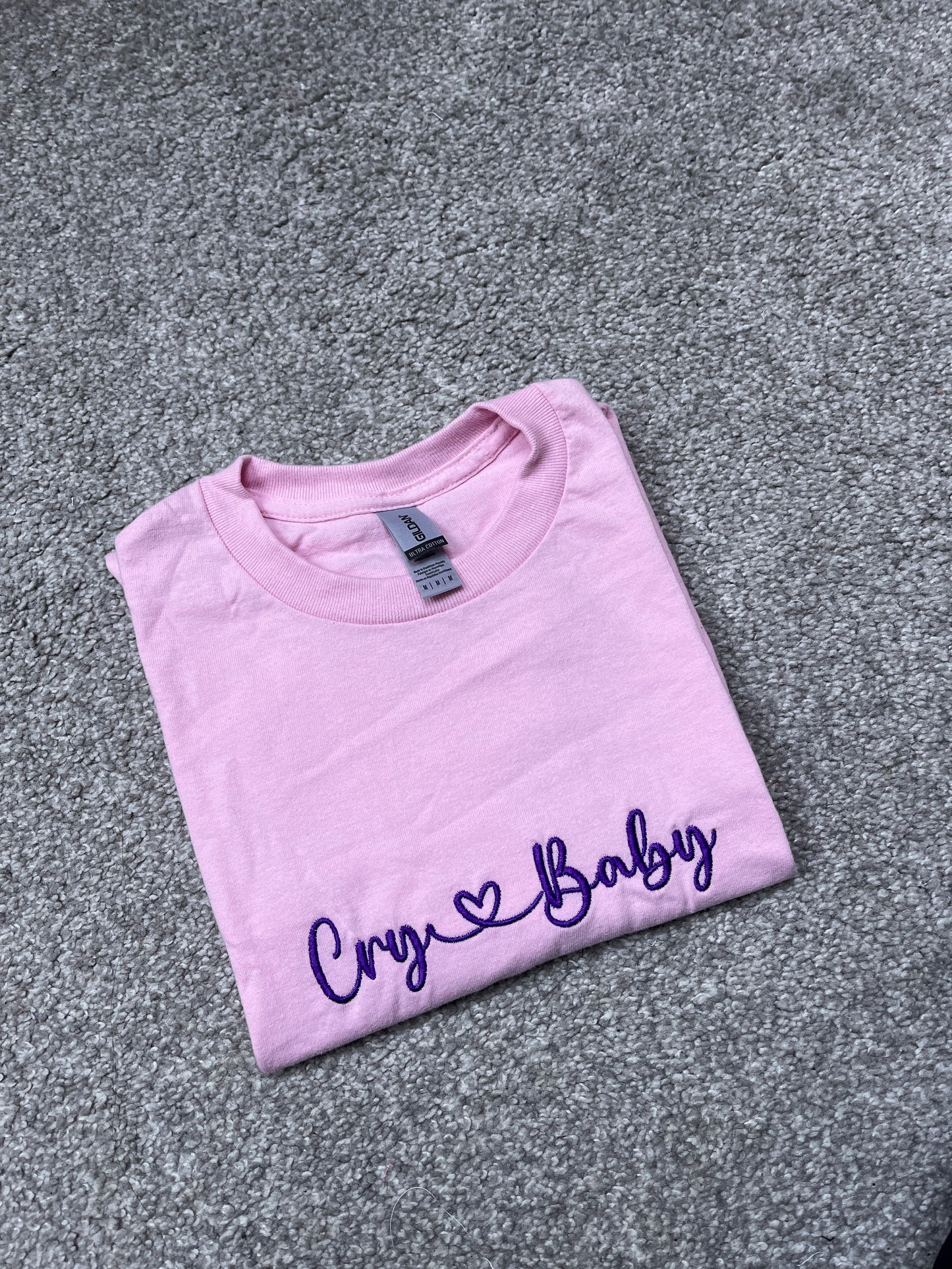 MEDIUM, Pink Cry Baby t-shirt