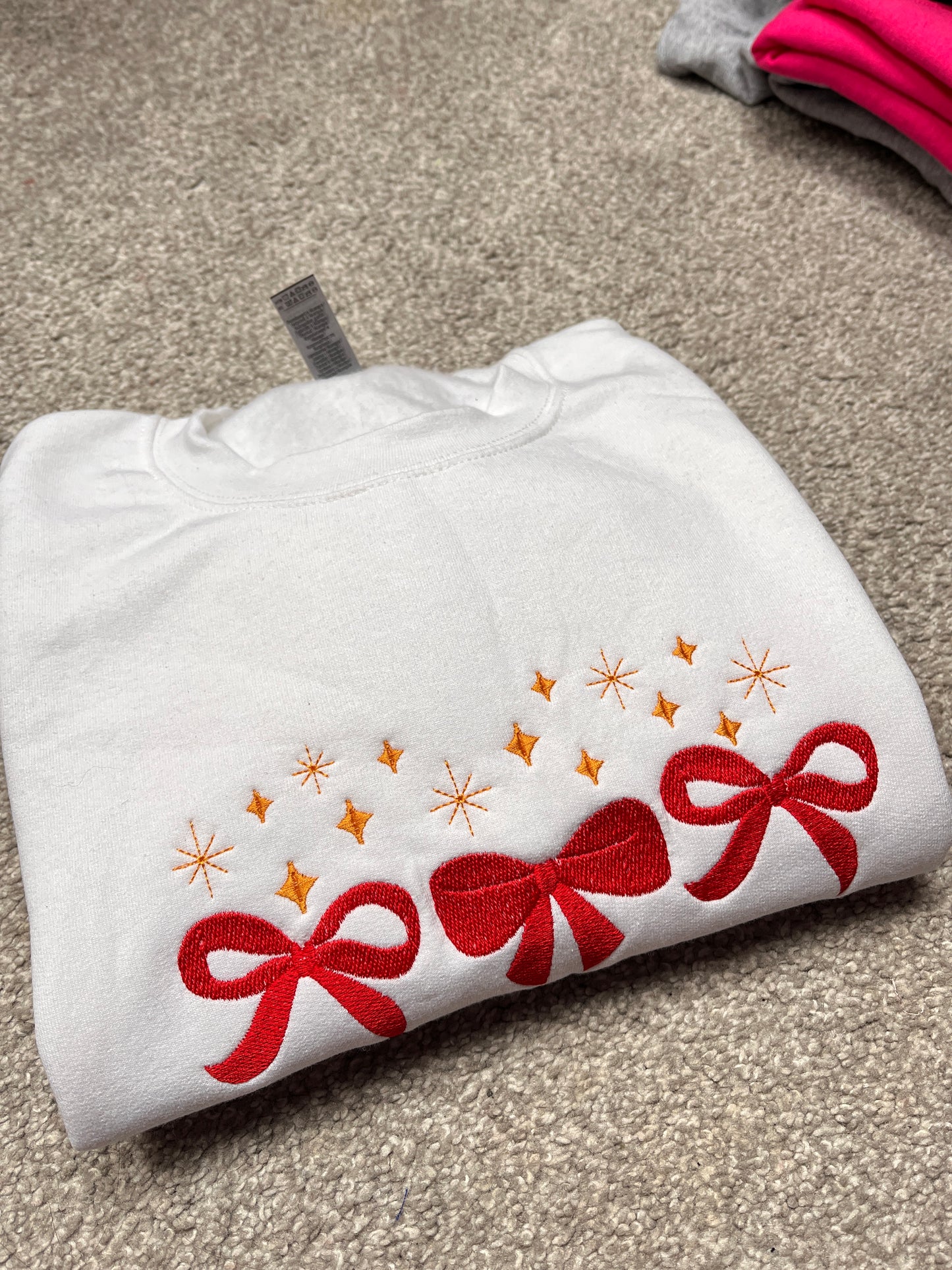 LARGE (seconds) Bow Sweatshirt