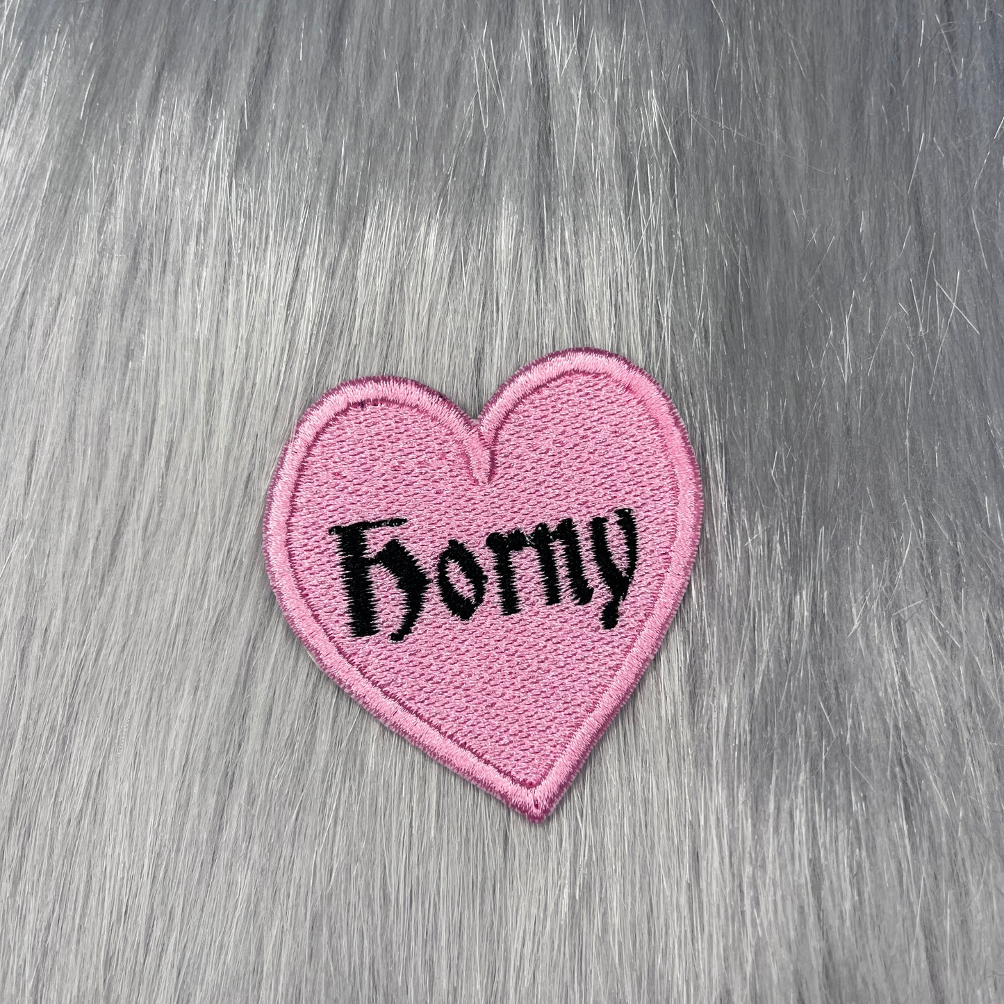 Horny Heart Embroidered Pacth