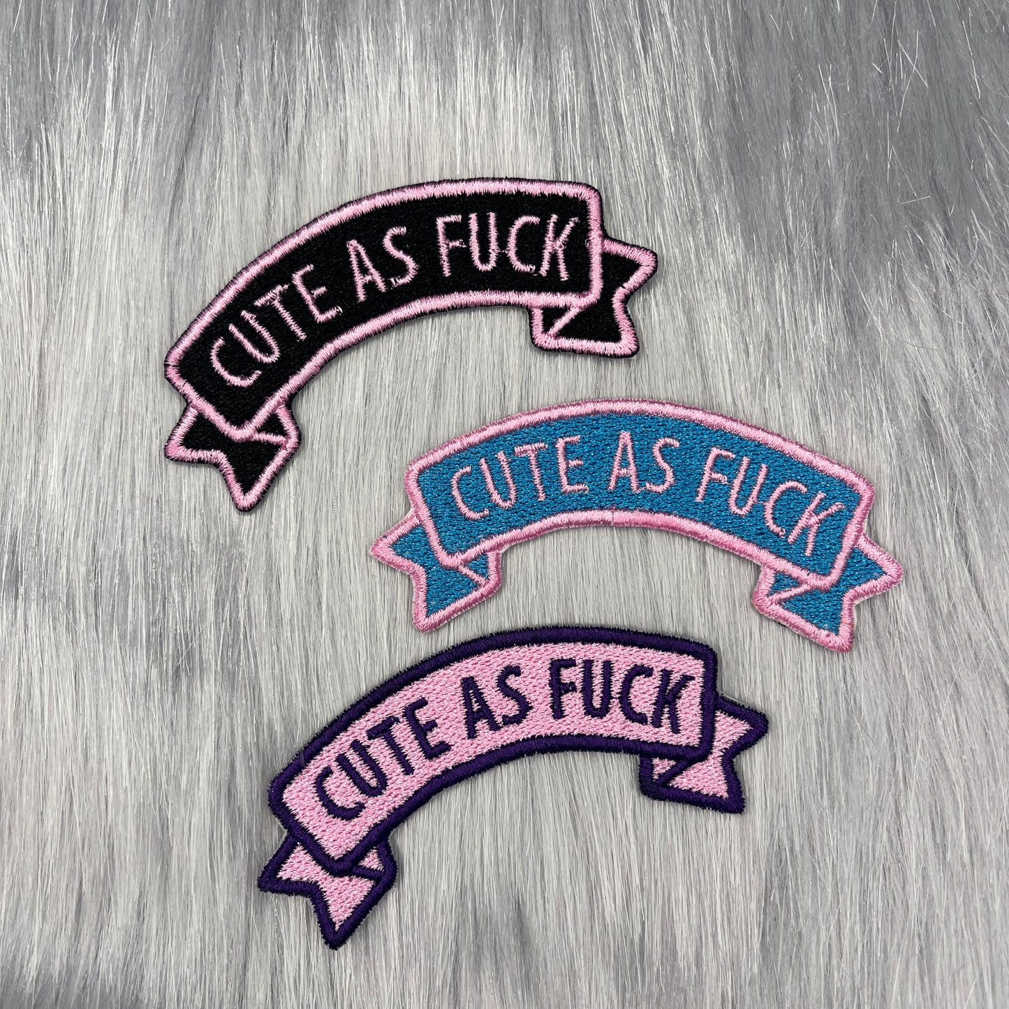 Cute as Fuck Embroidered Patch
