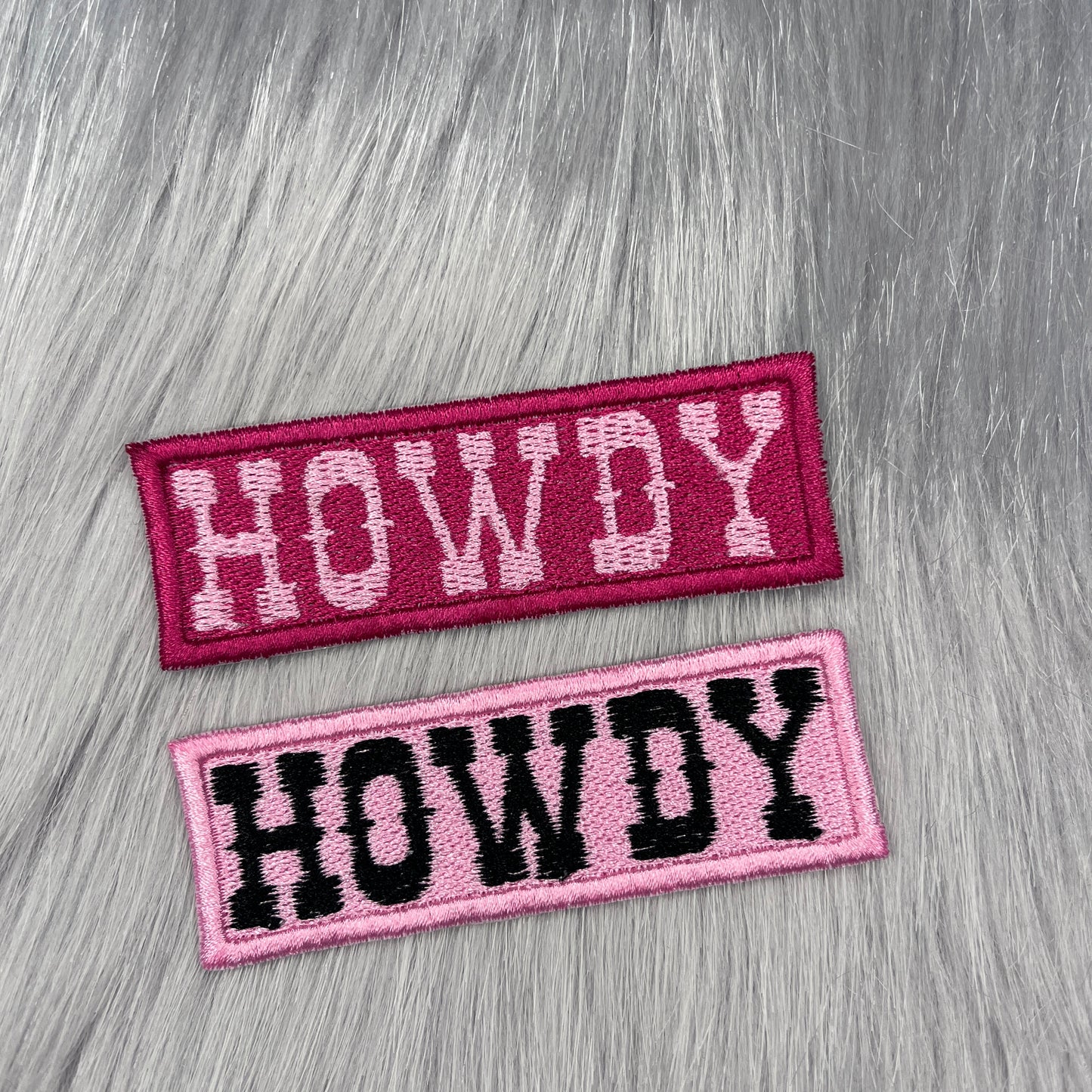 Howdy Embroidered patch