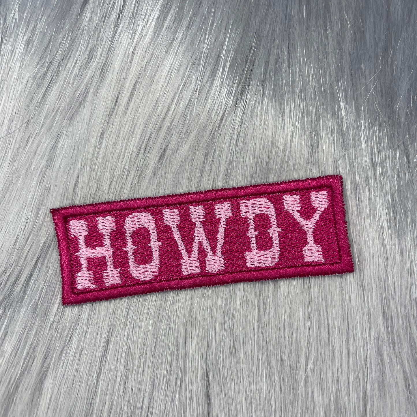 Howdy Embroidered patch