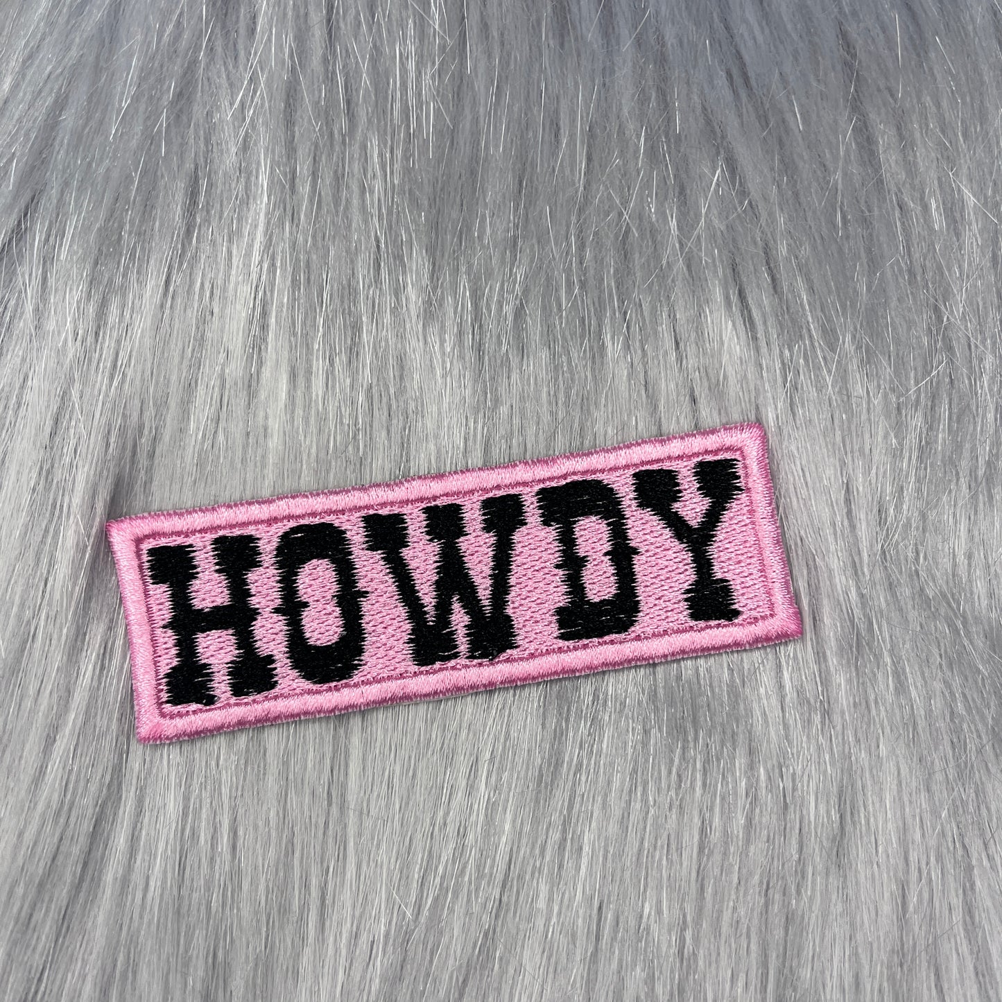 Howdy Embroidered patch