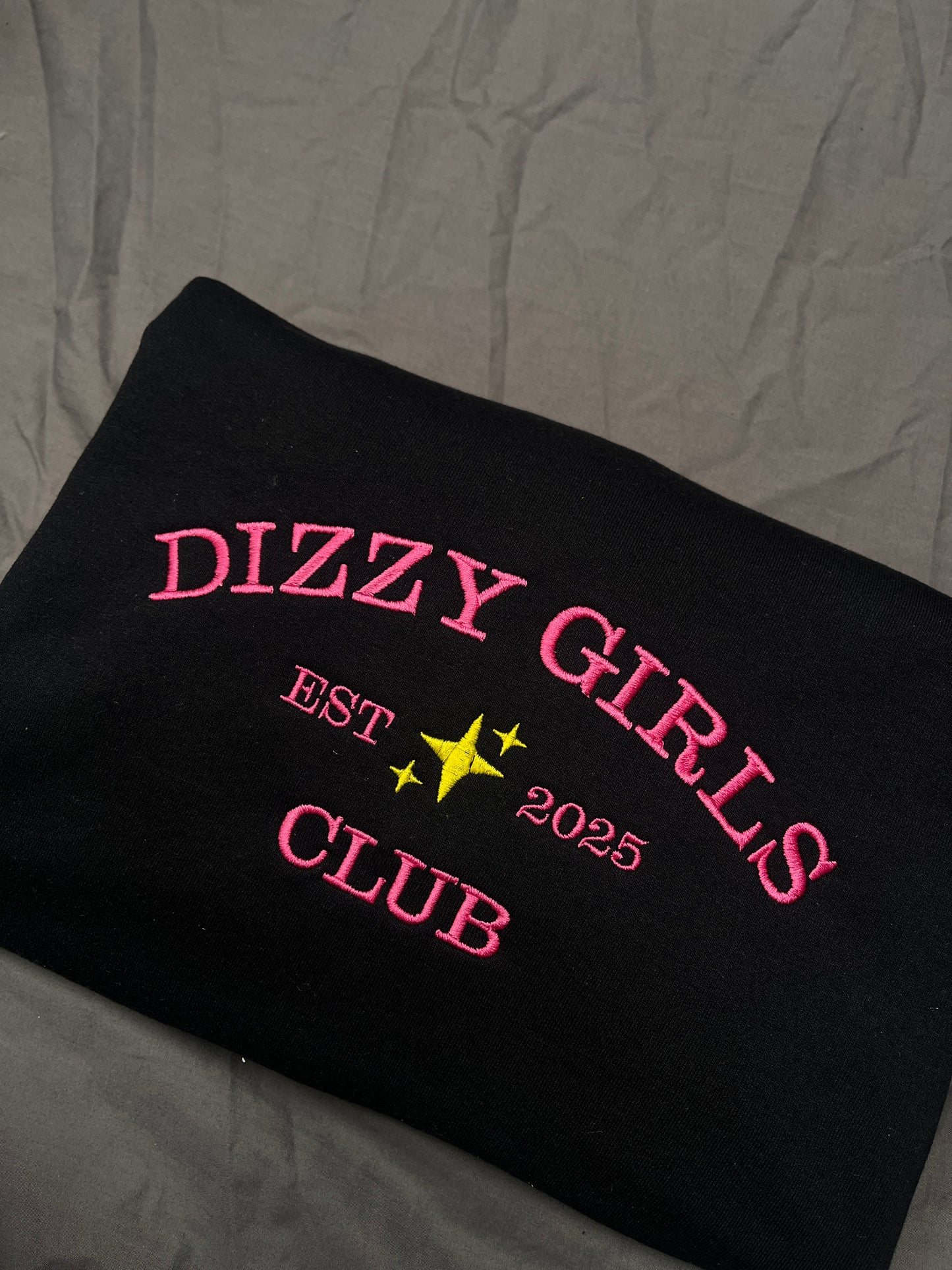 Dizzy Girls Club Embroidered Sweatshirt