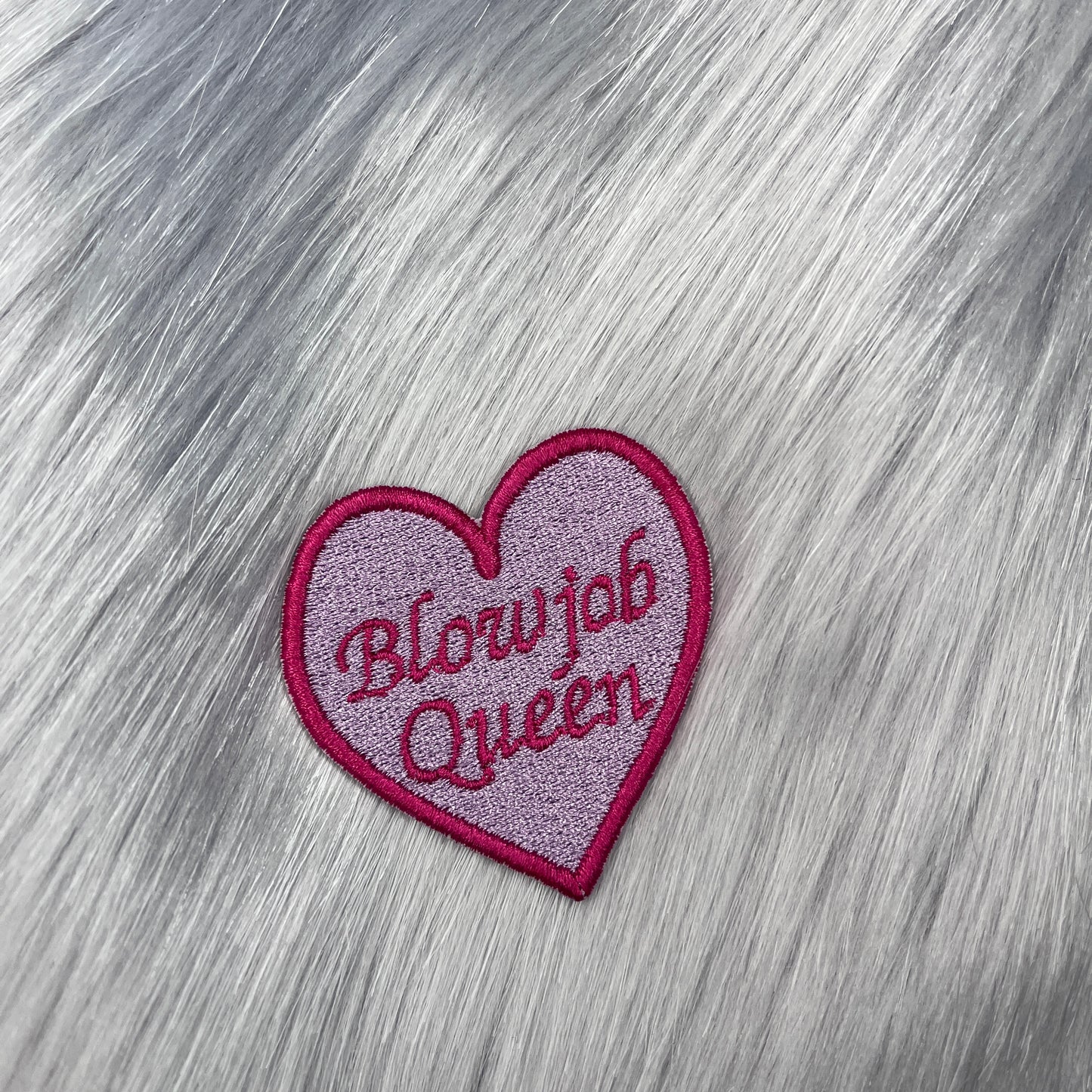 Blowjob Queen Embroidered Patch