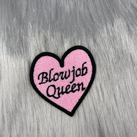 Blowjob Queen Embroidered Patch