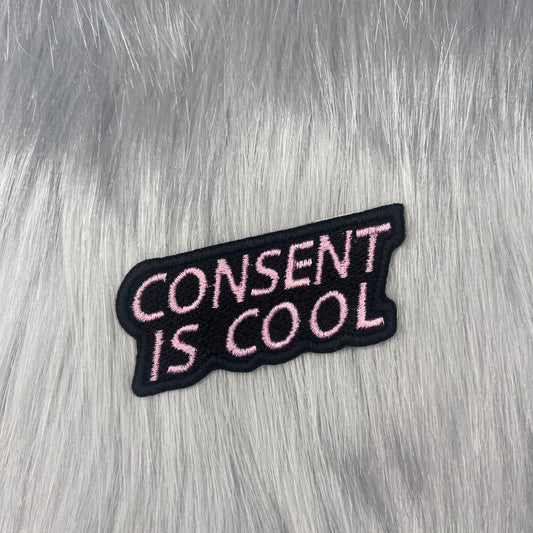 Consent is Cool Embroidered Patch