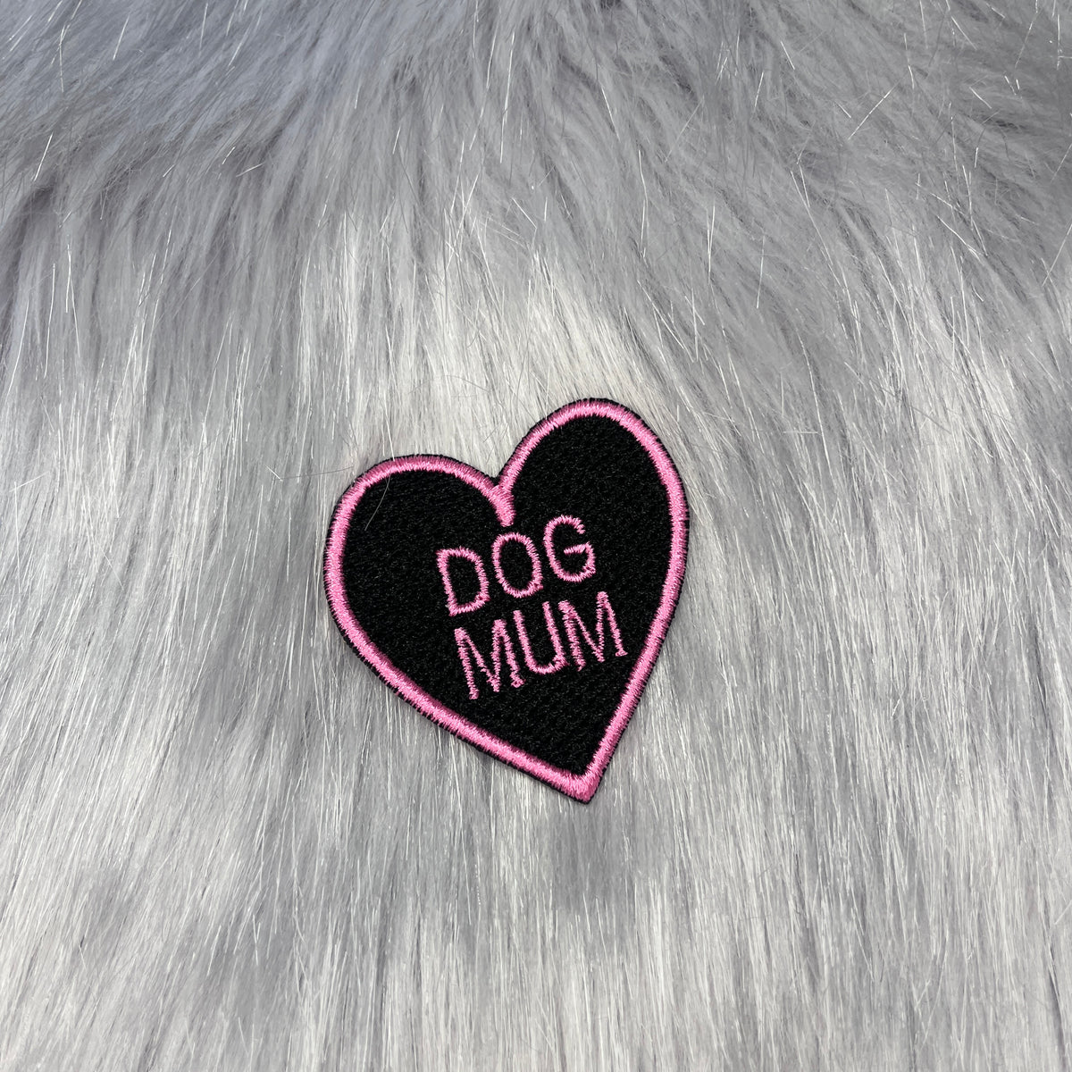 Dog Mum Embroidered Patch