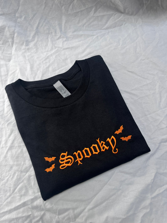 Spooky Embroidered Sweatshirt