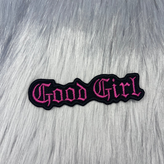 Good Girl Embroidered Patch